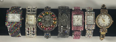 Holiday Glitz Cuff Watch